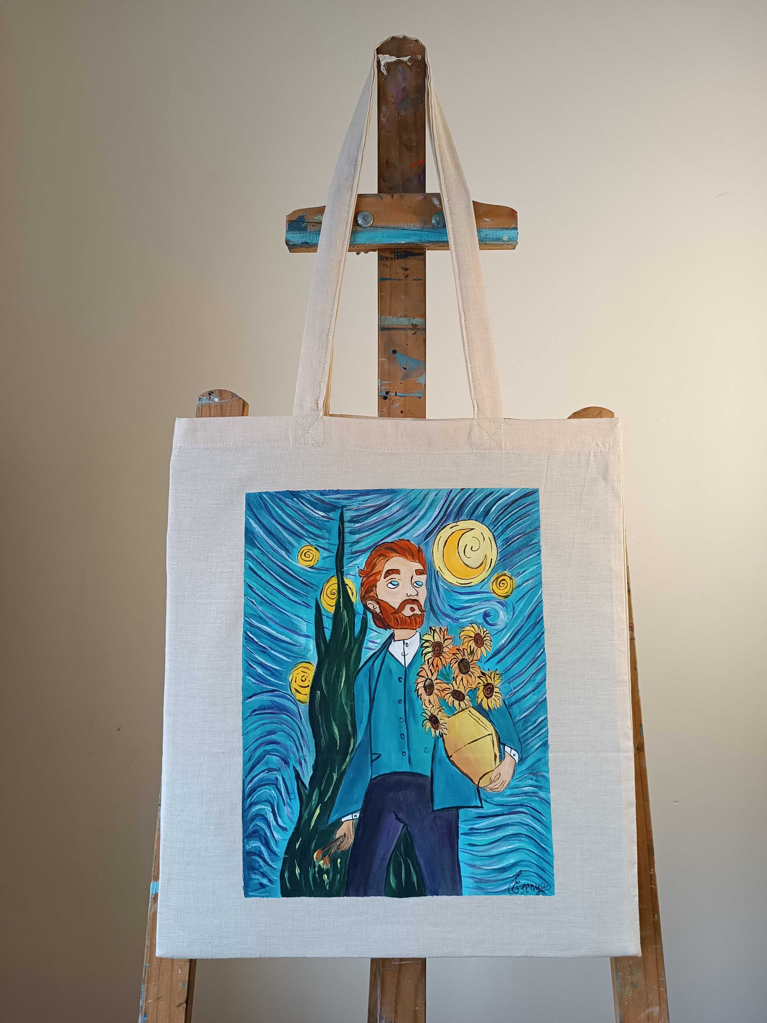 Tote Bag Pintado à mão