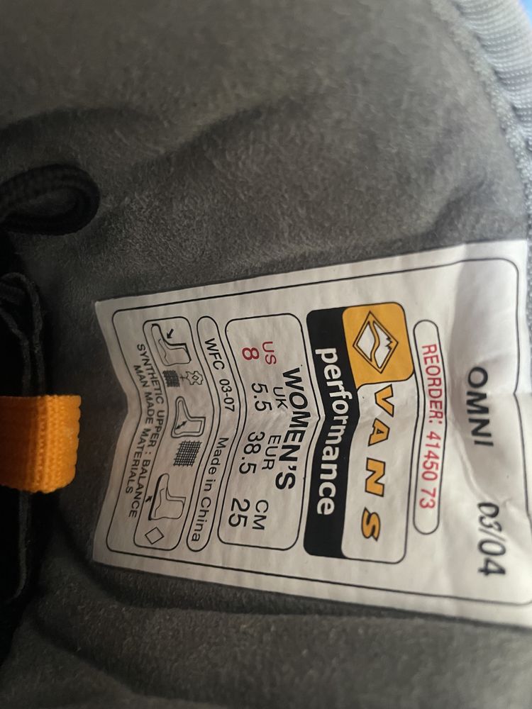 Buty snowboardowe Vans Omni rozmiar 38.5 nowe