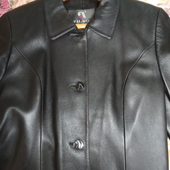 Классный пиджак - куртка кожа р.42