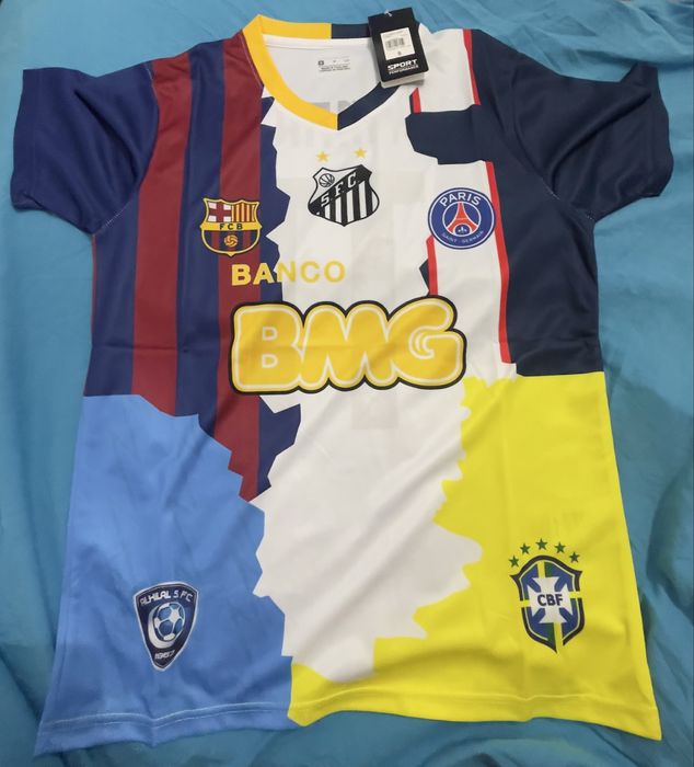 Camisola de homanagem ao CR7/ Messi e Neymar