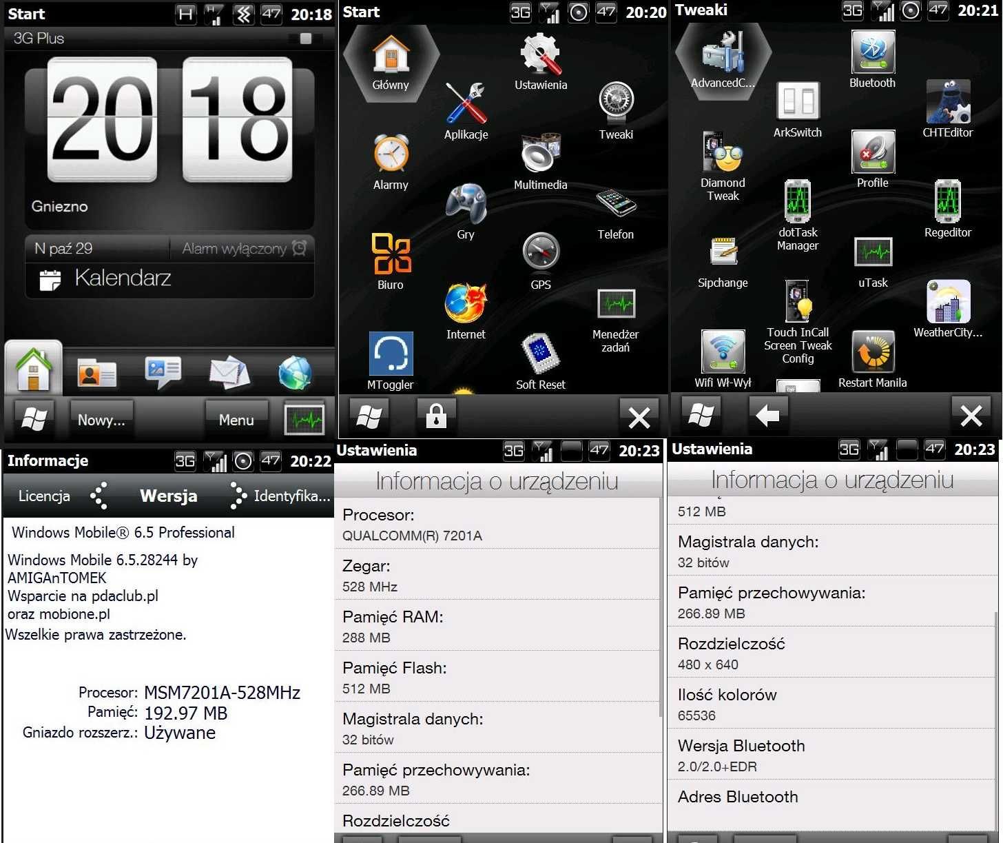 Telefon HTC TOUCH PRO T7272 / GPS / Bluetooth / WIFI zestaw + CarKit