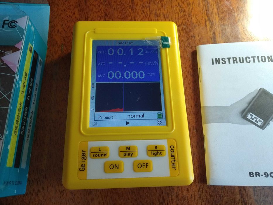 Дозиметр BR-9C. Детектор излучения