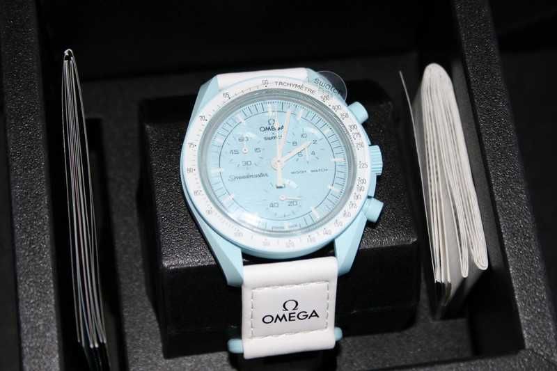 Omega x Swatch SO33L100 Uranus – Mroźny Klimat w Designie