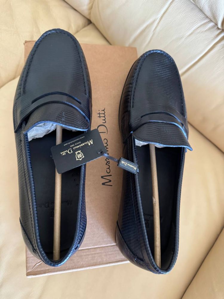 Новые кожаные мокасины Massimo Dutti