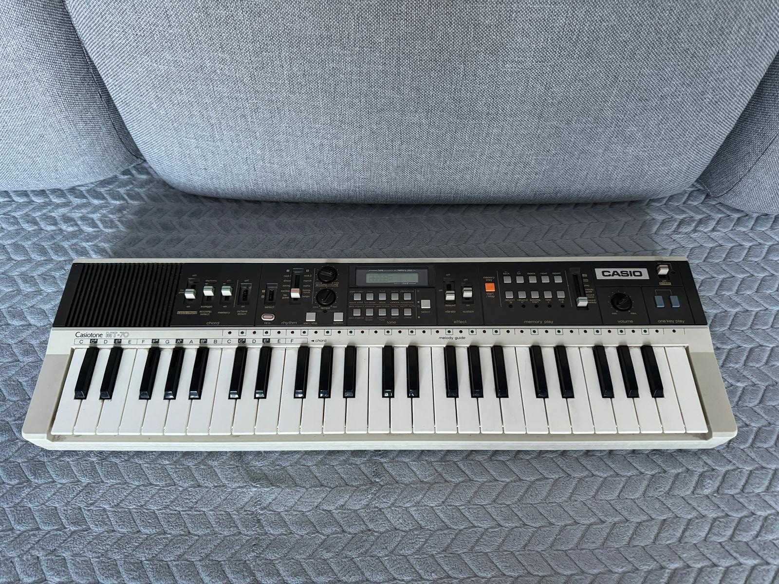 Vintage Keyboard Casio Casiotone MT-70 TOP Unikat 1982