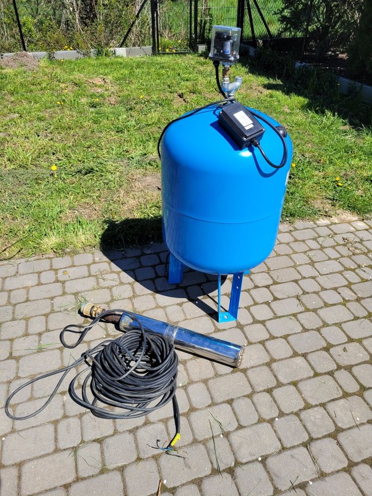 Zbiornik przeponowy 150L Aquasystem i pompa Vodoley