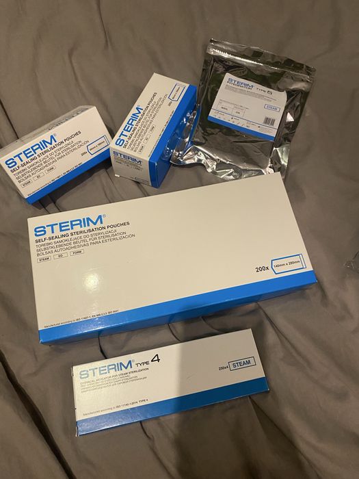 Torebki do sterylizacji i testy STERIM