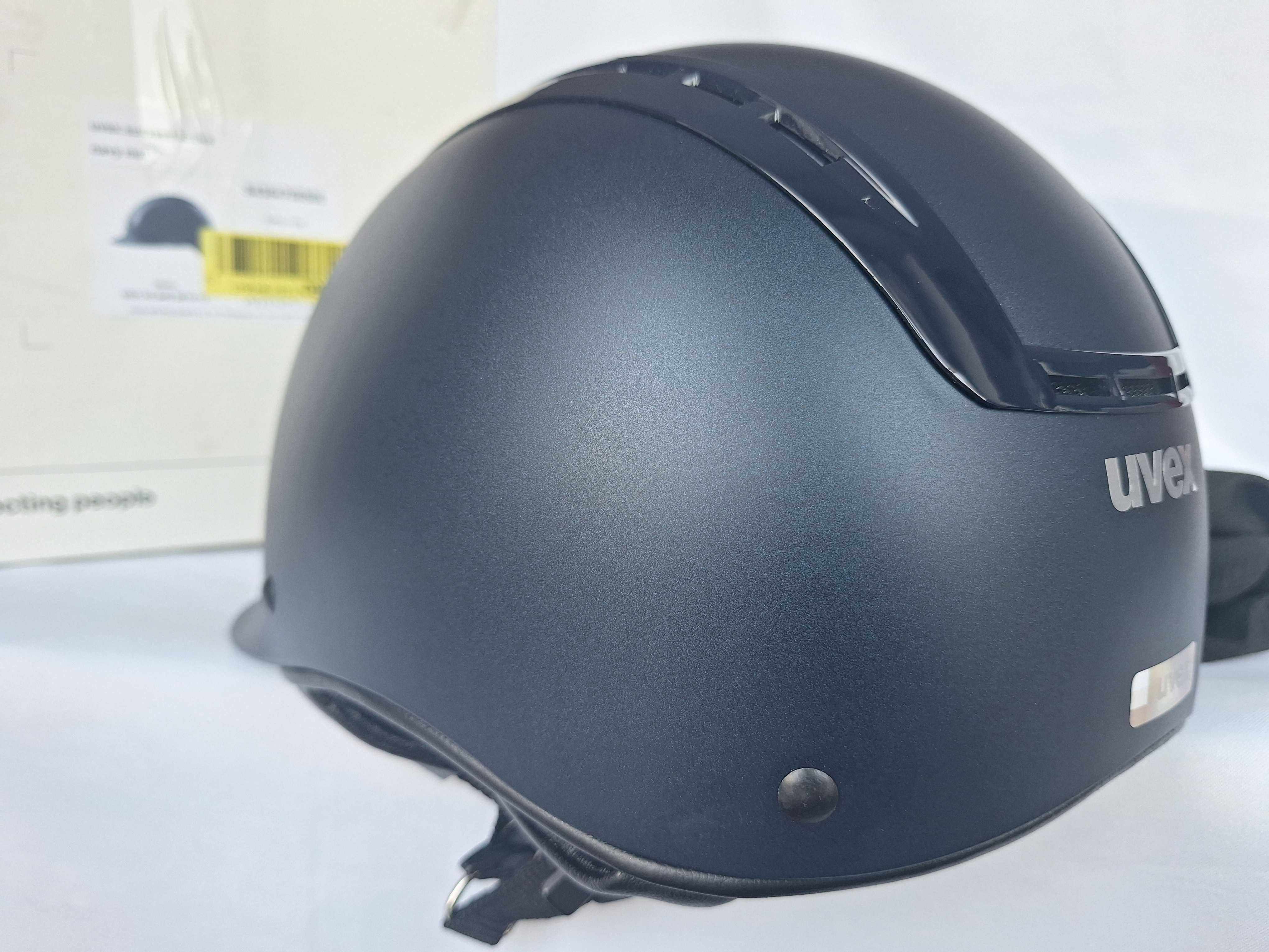 Kask jeździecki toczek Uvex Suxxeed Active Navy Mat M/L 57-59cm