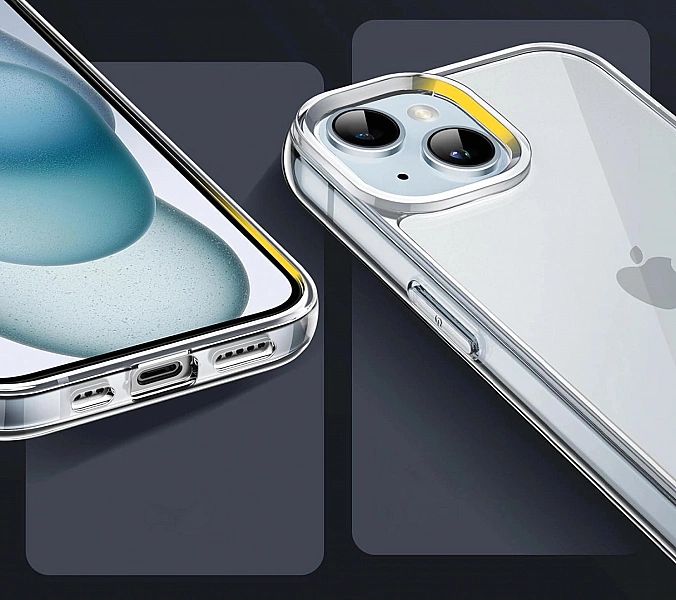 Etui Clear Case 2mm Transparentne do iPhone 15