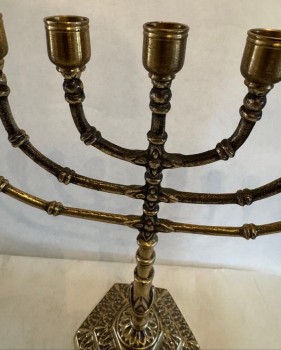 Menoráh Judaica original de Israel