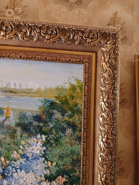 Картина маслом на холсте.