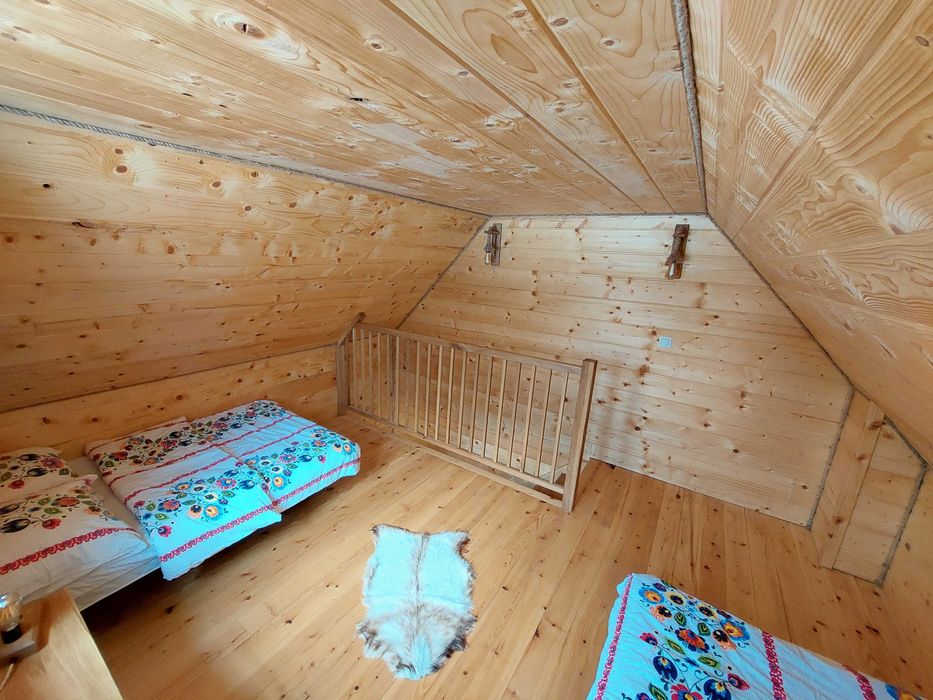 Domek 4/5 osobowy 1 sypialnią i łazienką, Noclegi osada solina