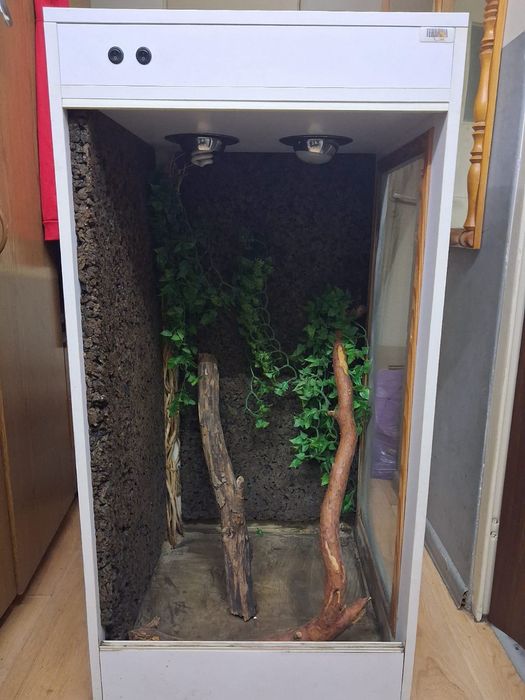 Terrarium duze z oświetleniem