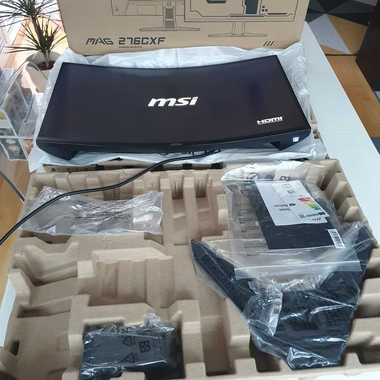 Monitor 27" MSI MAG 276CXF 1920x1080 0,5ms  VA  1500R  280Hz