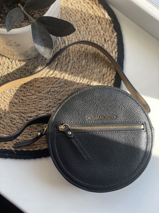 Шкіряна поясна сумка Michael Kors