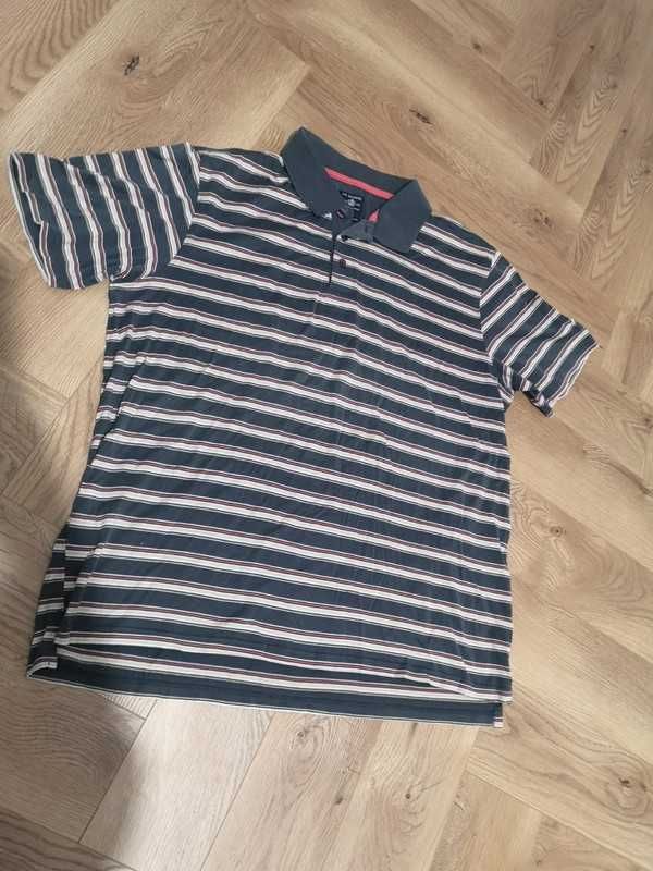 A. W. Dunmore koszulka t-shirt polo w paski r. XL