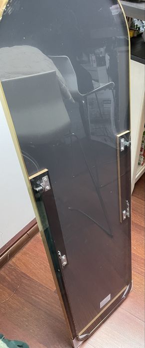 Lustro stojące złota ramka