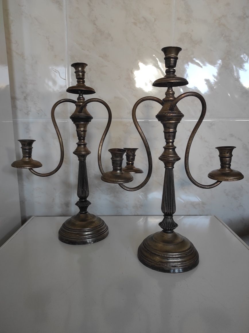 Candelabros em casquinha