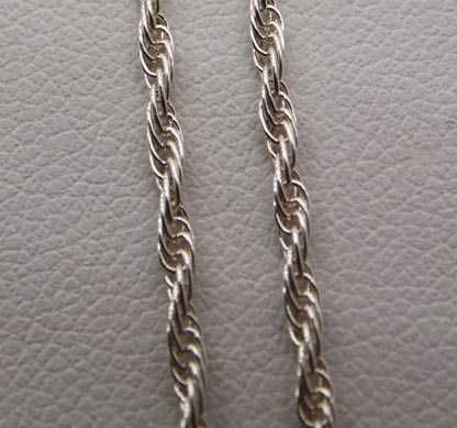 Srebrny łańcuszek Singapur 48 cm. 1,7 mm.