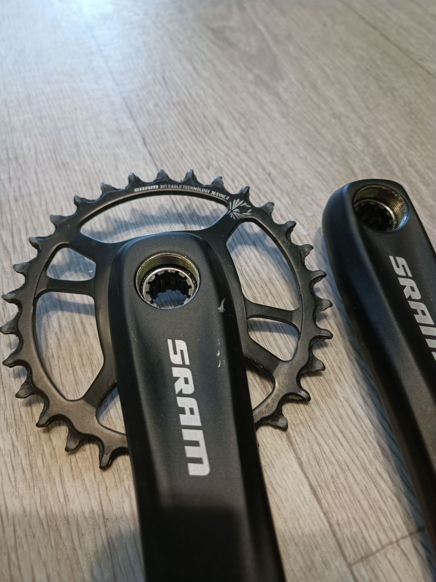 Шатуны Sram SX 175,Power Spline, 10-12ск.,Звезда 30 Т X-SYNC 2 Steel