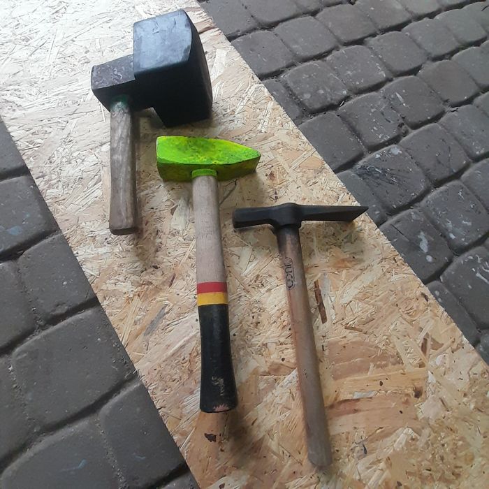 Młotek brukarski kamieniarski gumowy kostka brukowa brukarze