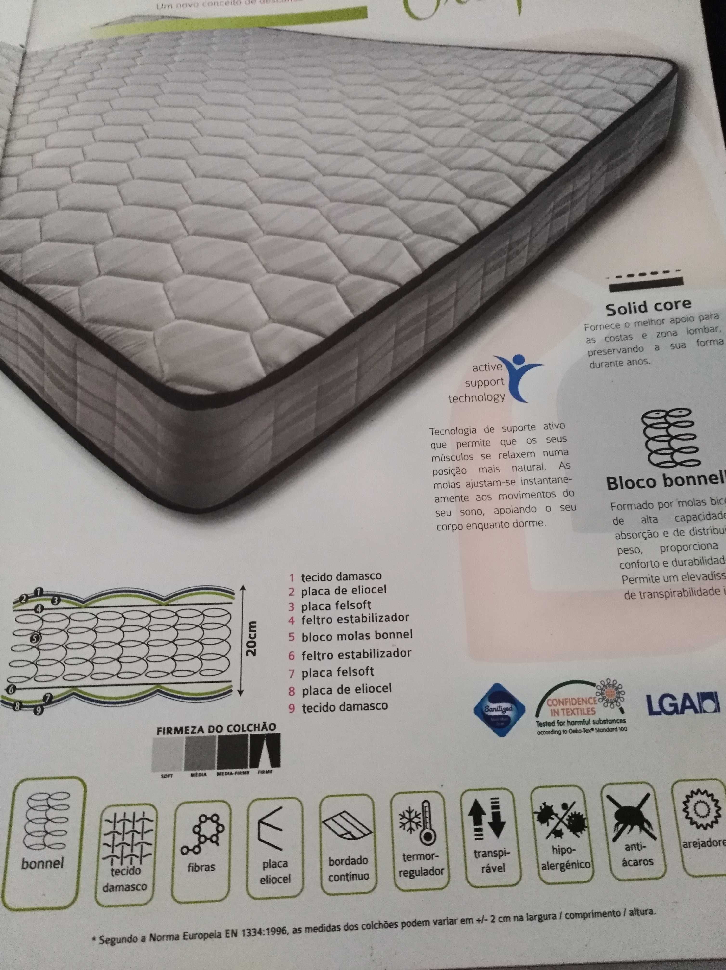 Colchões de Casal Ortopédicos, NOVOS