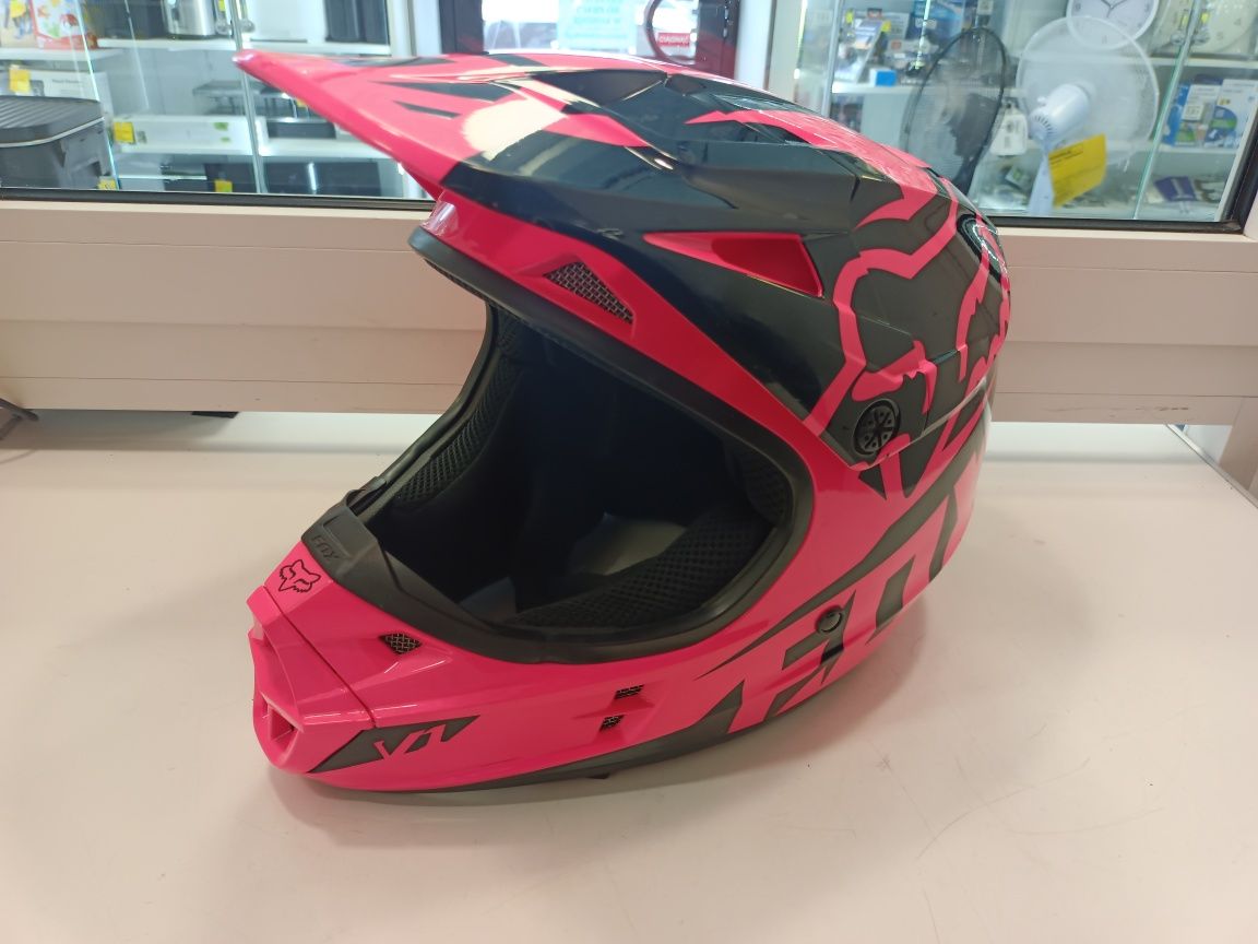 Kask FOX V1 Enduro Cross r. S 55-56 Pink Jak Nowy