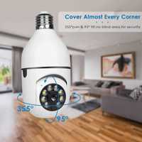Wifi камера лампочка для наблюдения за домом и офисом с ночным видение