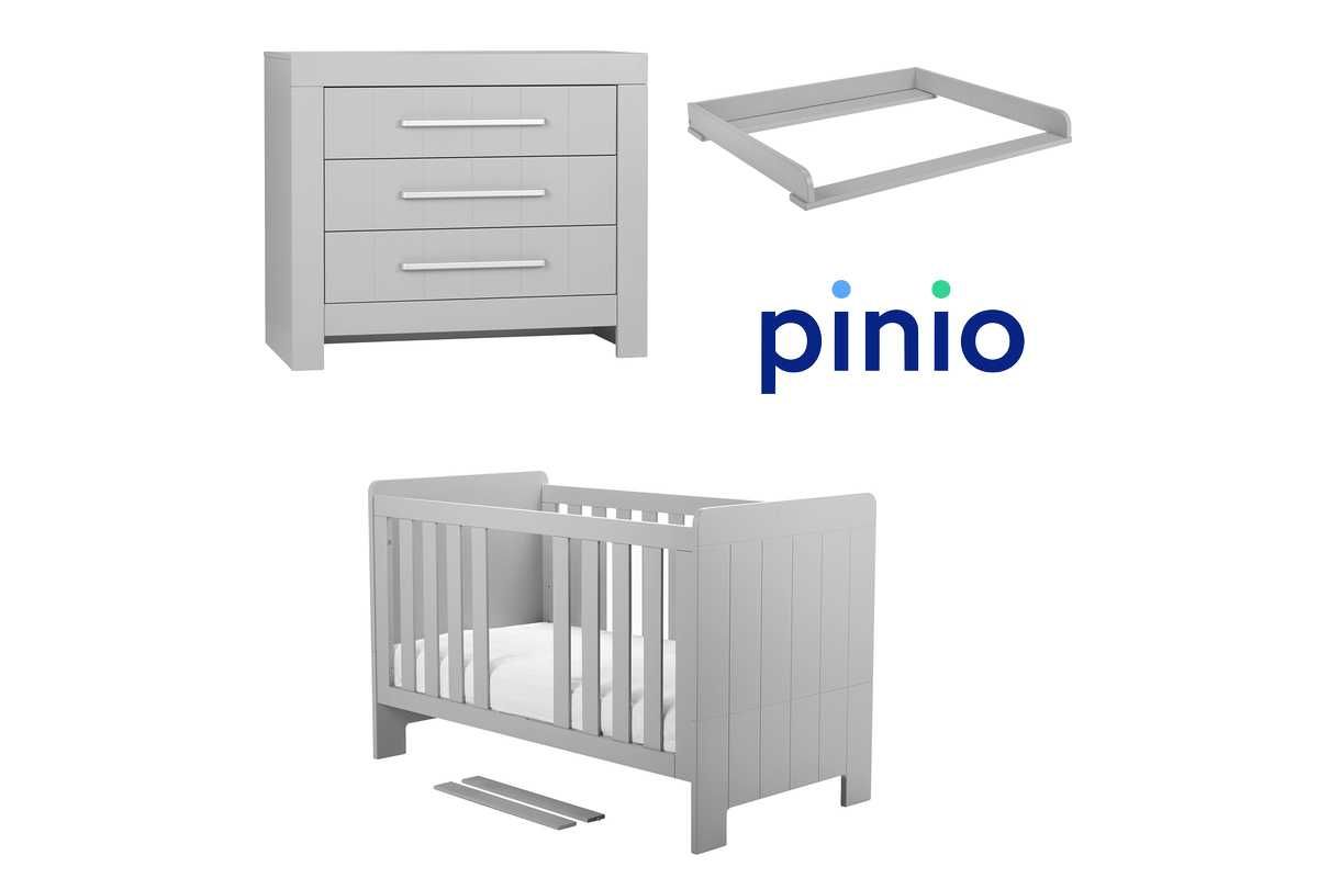 Pinio Calmo zestaw 3 elem. z łóżeczkiem 140x70 (K3)