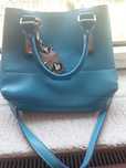 River Island turkusowa torebka !