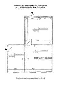 Sprzedam lokal 55 m2. Szczecin, ul. Grzymińska.