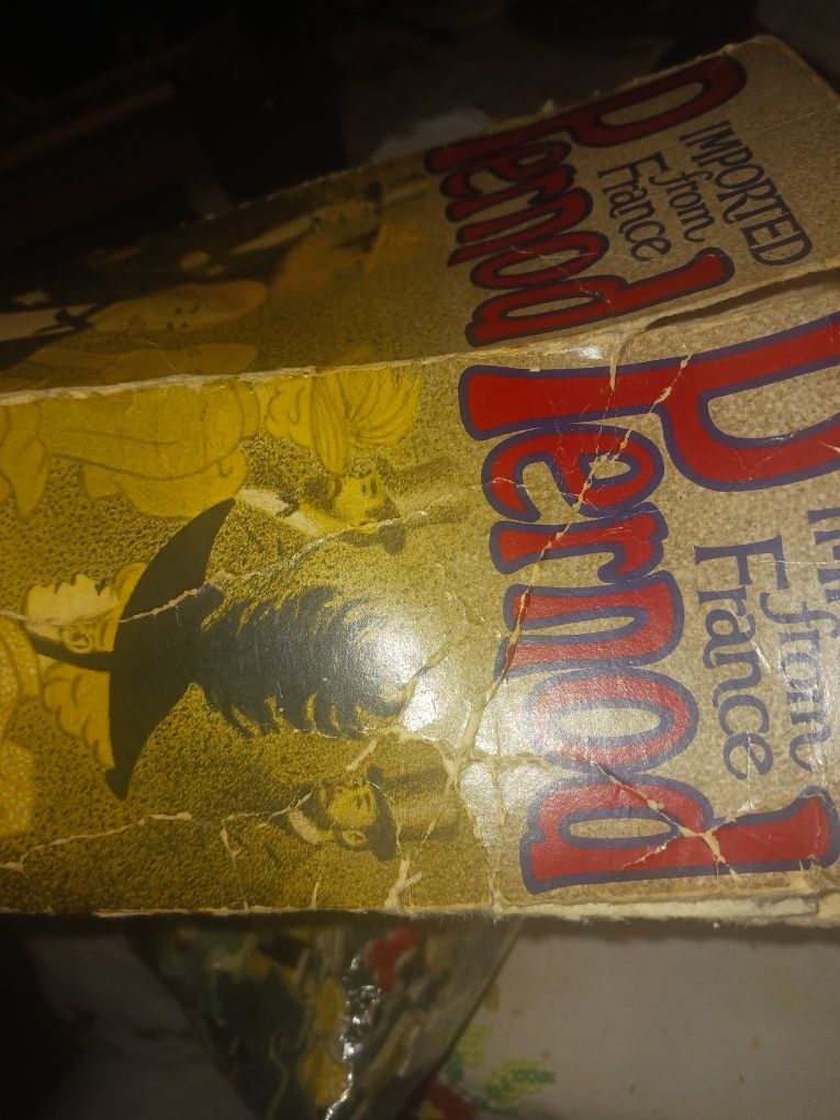 Puzzle antigo caixa com defeito