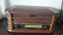 Radio w stylu RETRO z odtwarzaczem CD i USB