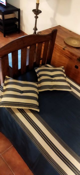 Conjunto completo de quarto para cama individual de corpo e meio