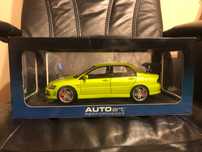1/18 Autort model Mitsubishi Lancer Evolution EVO VII Optional Kit F&F