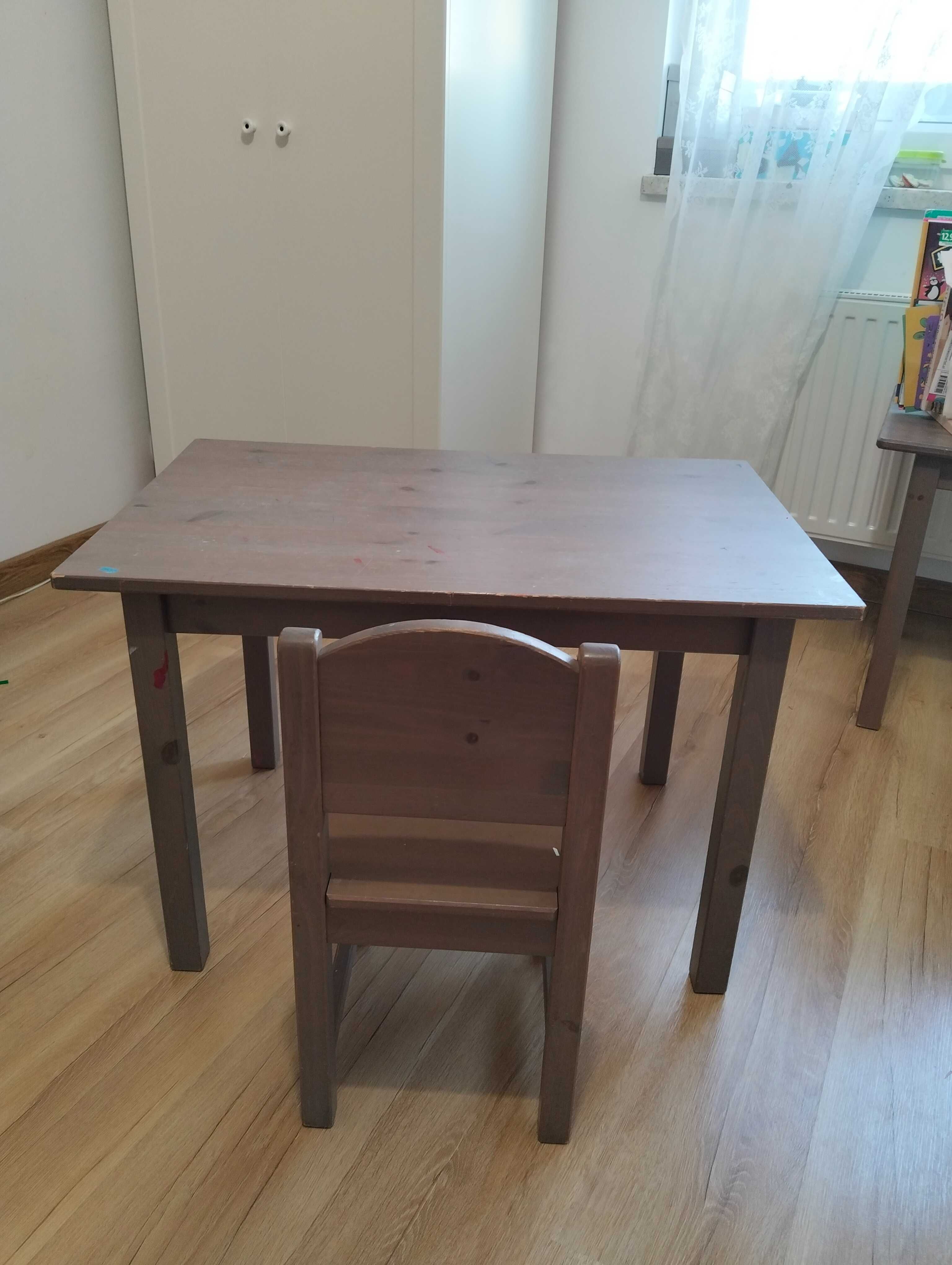 Stolik i krzesełko dziecięce Ikea