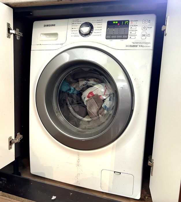 Pralka Samsung Eco Bubble WF1802WFVS 8Kg Bęben Diamond grzałka ceramic