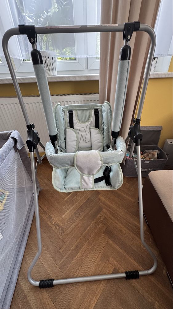 Huśtawka leżaczek dla niemowlaka dziecka 3w1 6-25 kg
