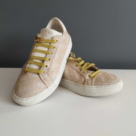 Trampki sneakersy buty beżowe GUESS 32