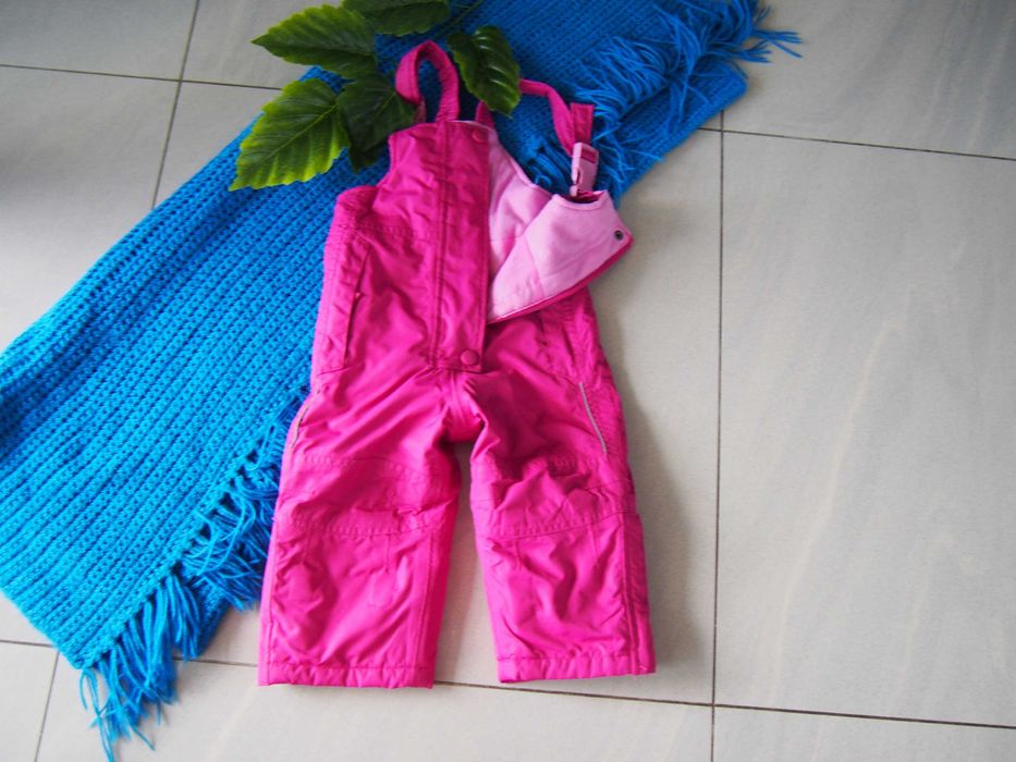 Spodnie ocieplane zimowe 74/80 cm