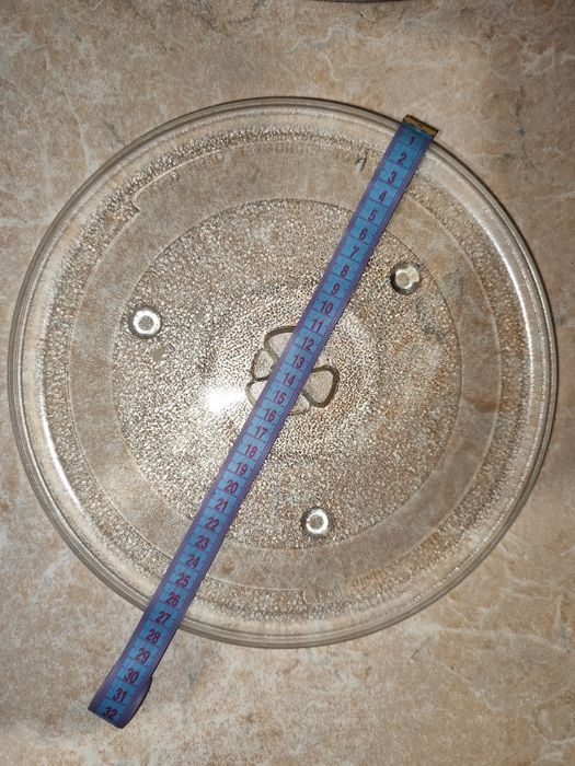 Тарілка скляна для мікрохвильовки 26,7 см