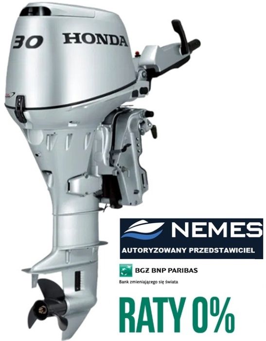 Nowy Silnik zaburtowy Honda BF30, wszystkie wersje, RATY 0%, 30 KM