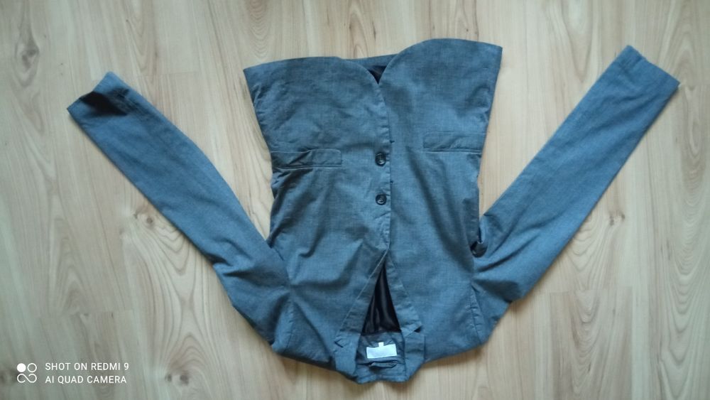 Marynarka damska szara rozmiar 36