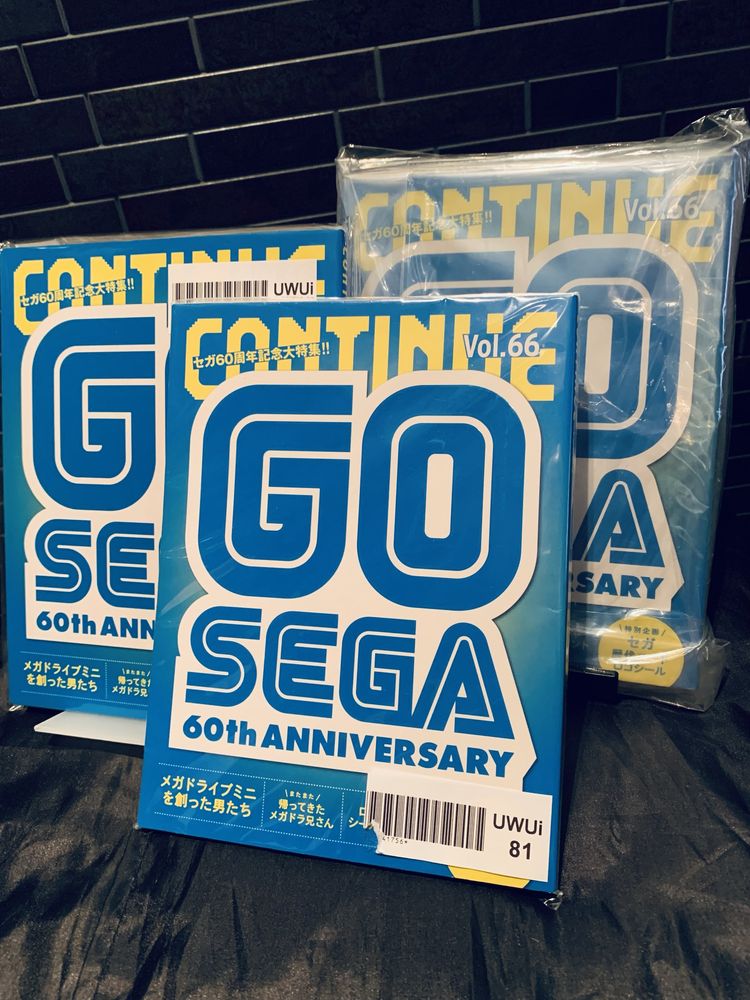 Sega 60th Anniversary редкая книга с наклейками