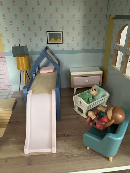 Domek dla lalek drewniany duzy, eko montessori