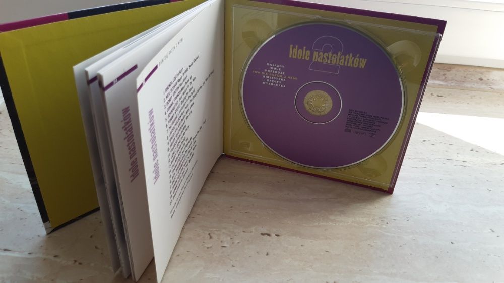 Płyta z książką .Idole nastolatków.