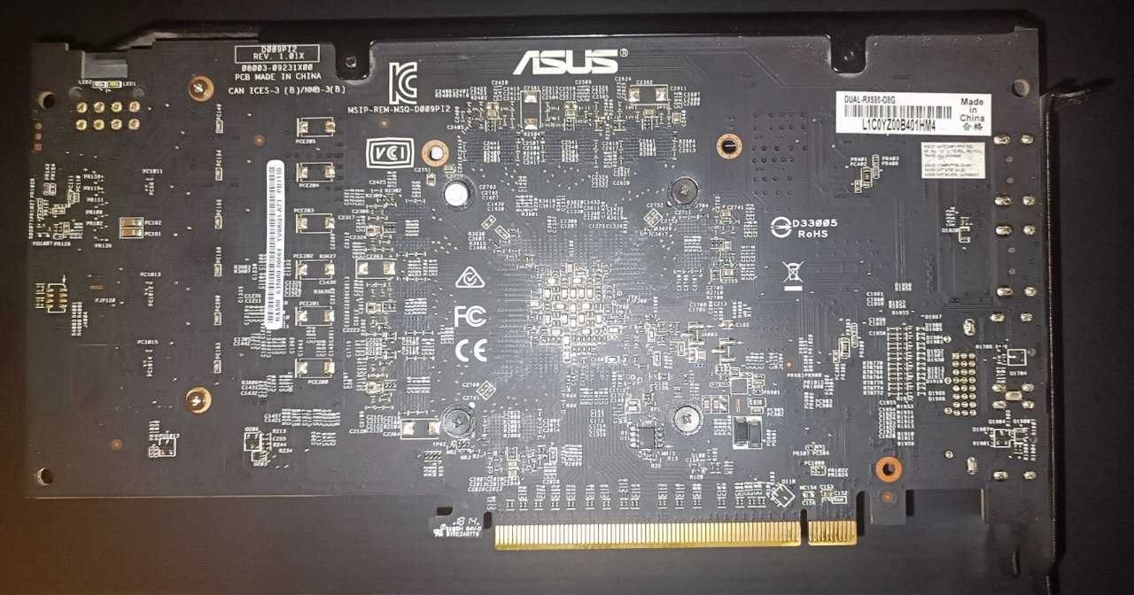 Відеокарта ASUS AMD Radeon RX 580 Dual 8GB