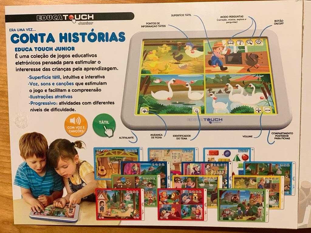 Brinquedo Educa Touch Júnior conta histórias