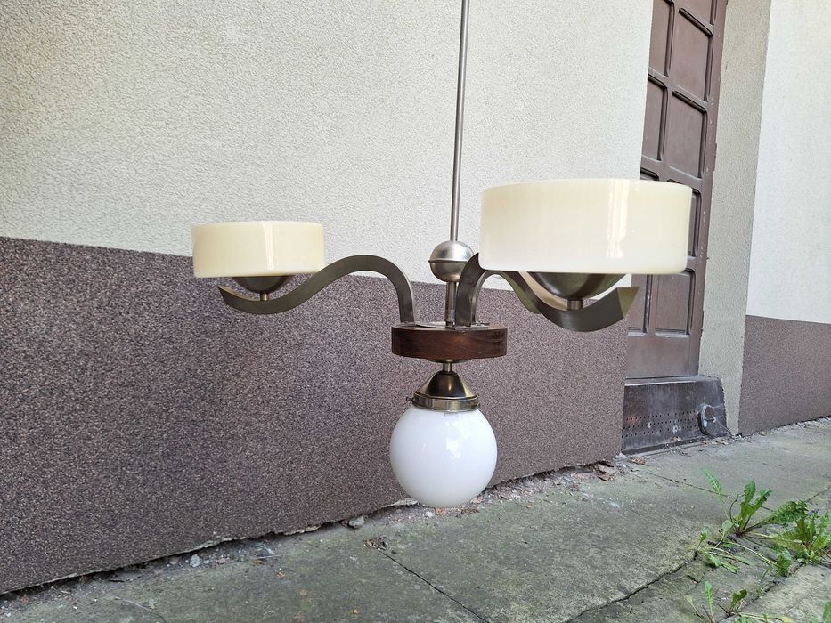 Stary żyrandol Art-Deco-l.30 ste