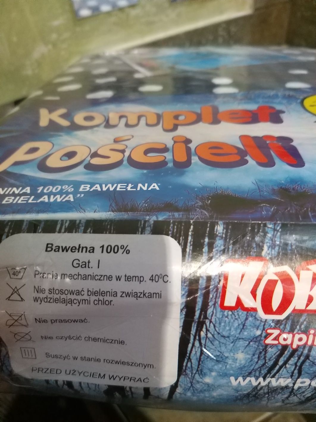 Komplet pościeli bawełna 100% kora